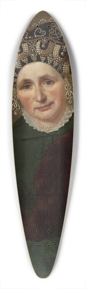 Jan Sikorski - Portrait of Mrs. Pozner 39.3 inch art pintail longboard deck