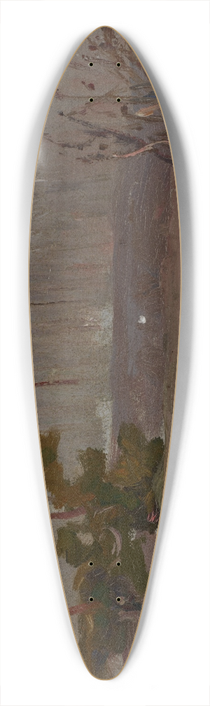 Jan Stanislawski - Grey Spring Day 39.3 inch art pintail longboard deck