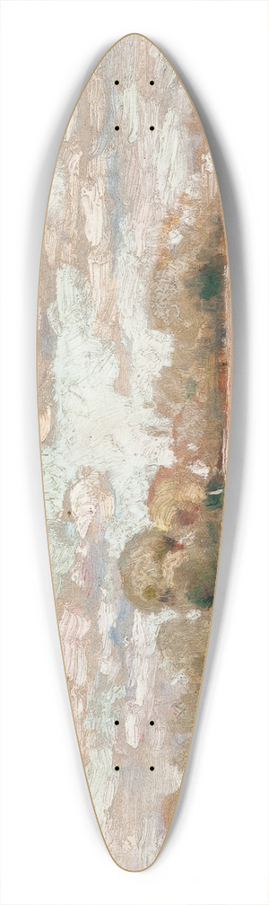 Jan Stanislawski - Landscape 39.3 inch art pintail longboard deck