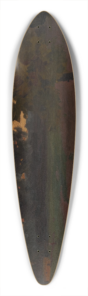 Jan Stanislawski - Landscape 39.3 inch art pintail longboard deck
