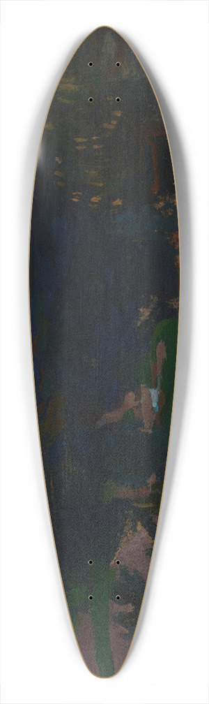 Jan Stanislawski - Pine-Trees 39.3 inch art pintail longboard deck