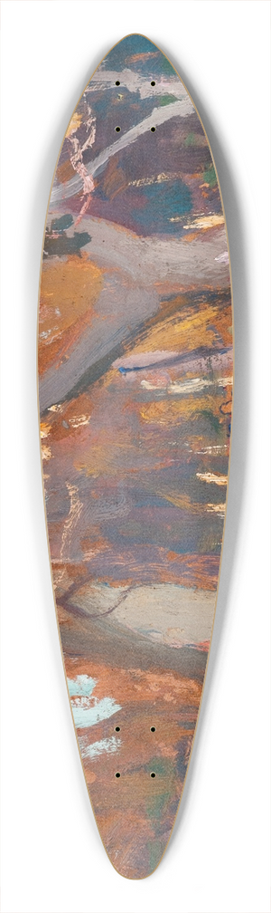 Jan Stanislawski - The Planty Park in Krakow 39.3 inch art pintail longboard deck