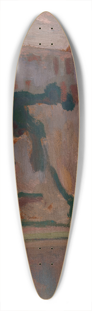 Jan Stanislawski - Tyniec at Dawn 39.3 inch art pintail longboard deck Jan Stanislawski - Tyniec at Dawn 39.3 inch art pintail longboard deck