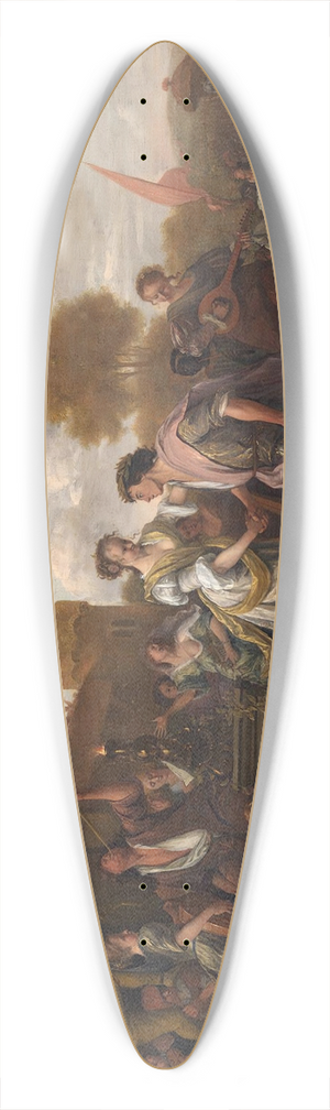 Jan Steen - David Returning Victorious after Defeating Goliath and the Philistines 39.3 inch art pintail longboard deck