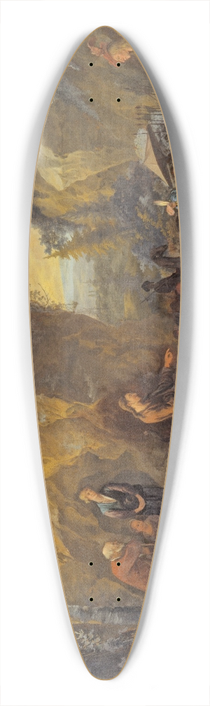 Jan Steen - John the Baptist preaching 39.3 inch art pintail longboard deck