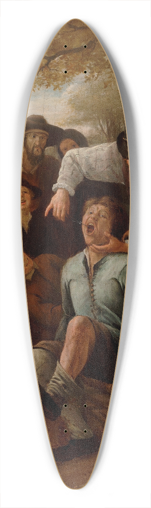 Jan Steen - The Tooth-Puller 39.3 inch art pintail longboard deck Jan Steen - The Tooth-Puller 39.3 inch art pintail longboard deck