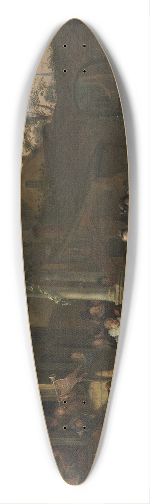 Jan Steen - The Village Wedding 39.3 inch art pintail longboard deck