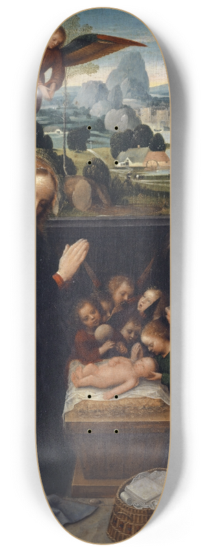 Adriaen Isenbrandt - The Nativity 8.25 inch art skate deck Adriaen Isenbrandt - The Nativity 8.25 inch art skate deck