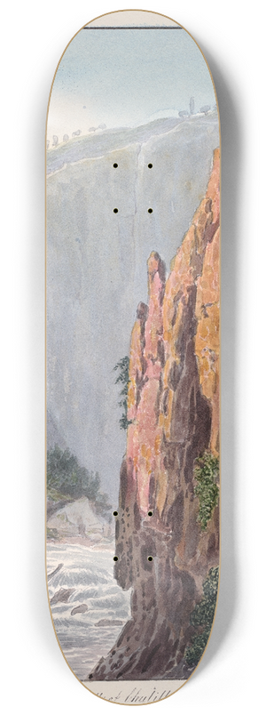 Charles Hamilton Smith - Falls of the Chulilla 8.25 inch art skate deck