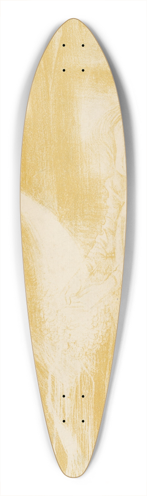 Jan Toorop - Deel van de omslag van het programma van de Uitvoering van Nederlandsche liederen uit het Liederboek voor Groot-Nederland 39.3 inch art pintail longboard deck