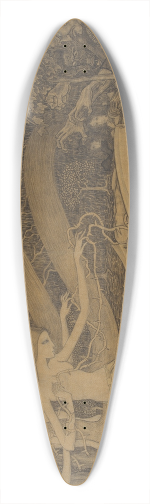Jan Toorop - O Grave, where is thy Victory 39.3 inch art pintail longboard deck Jan Toorop - O Grave, where is thy Victory 39.3 inch art pintail longboard deck