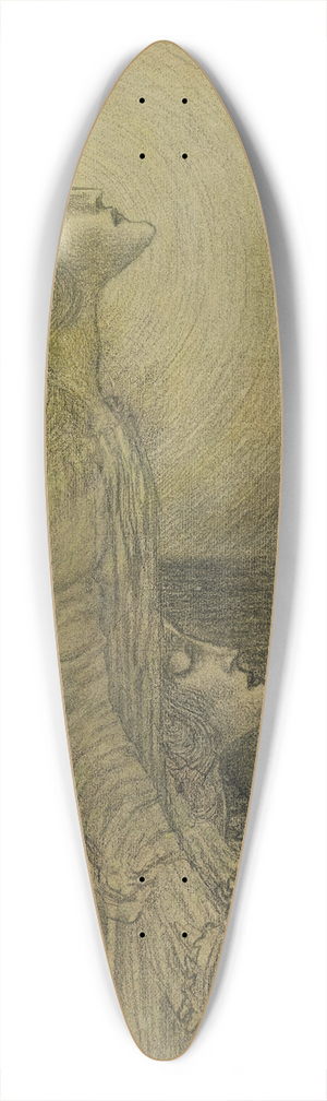 Jan Toorop - Schets voor Panis Angelicus 39.3 inch art pintail longboard deck