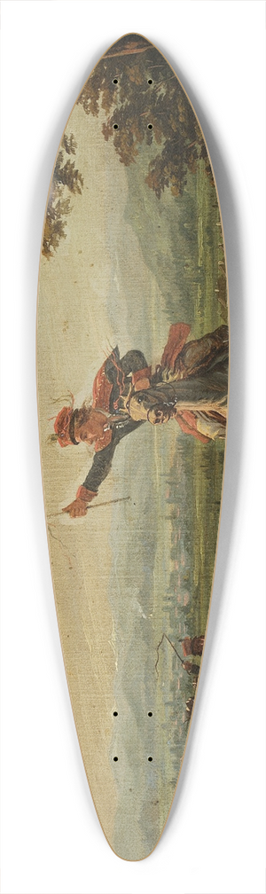 January Suchodolski - Cracovian wedding 39.3 inch art pintail longboard deck