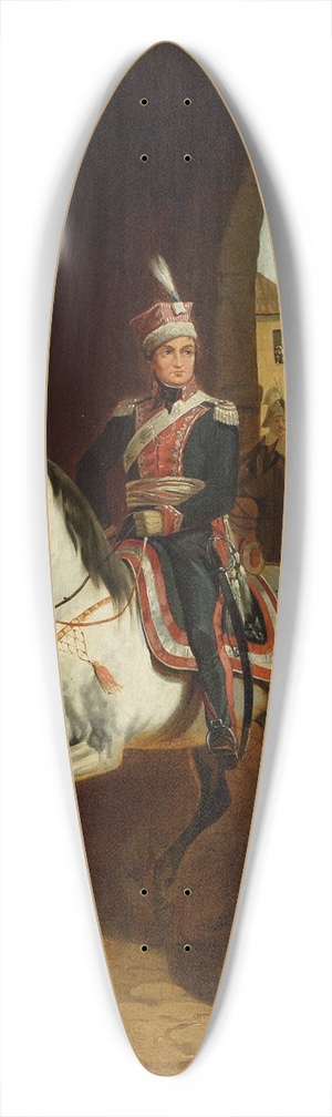 January Suchodolski - Entry of general Jan Henryk Dbrowski to Rome 39.3 inch art pintail longboard deck