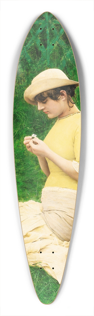 Jan van Beers - Il maimeun peubeaucoup 39.3 inch art pintail longboard deck