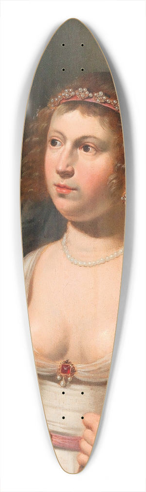 Jan Van Bijlert - A Young Shepherdess 39.3 inch art pintail longboard deck