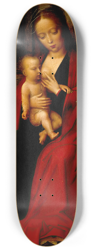 Adriaen Isenbrandt - The Virgin Nursing the Christ Child 8.25 inch art skate deck