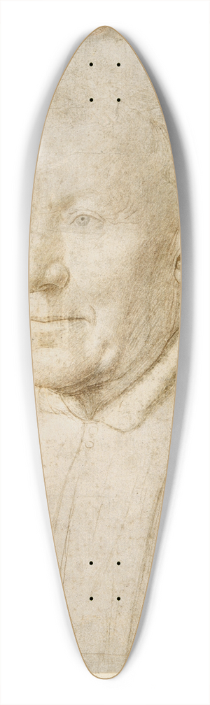 Jan van Eyck - Portrait of Cardinal Niccol Albergati 39.3 inch art pintail longboard deck