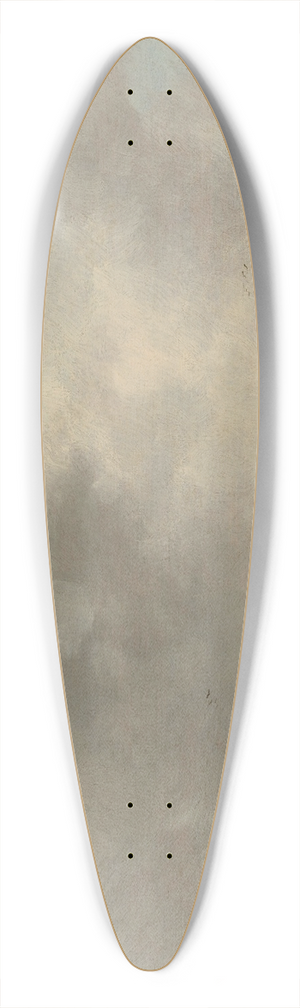 Jan van Goyen - Panoramic View of a River with Low-lying Meadows 39.3 inch art pintail longboard deck