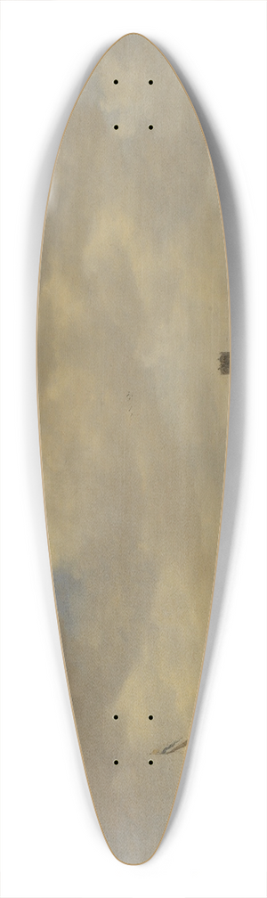 Jan van Goyen - View from Dordrecht 39.3 inch art pintail longboard deck