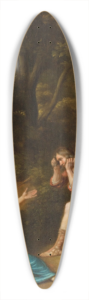 Jan van Neck - Death of Procris 39.3 inch art pintail longboard deck