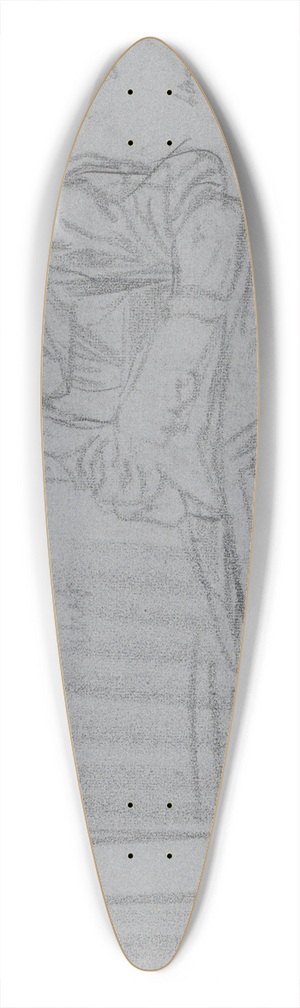Jan Veth - Handwerkende vrouw bij een raam 39.3 inch art pintail longboard deck