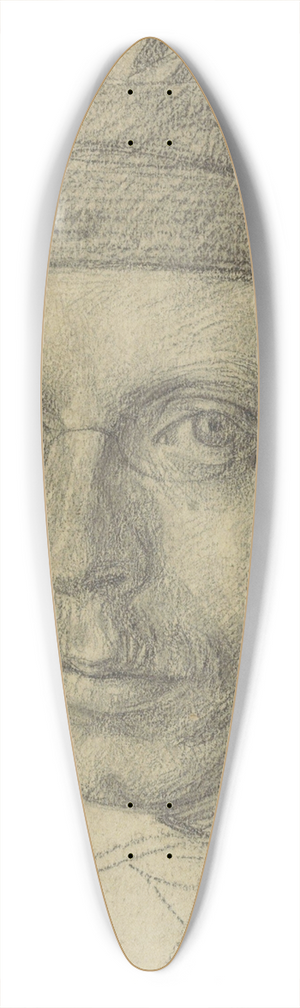 Jan Veth - Portret van Ch.M. van Deventer 39.3 inch art pintail longboard deck