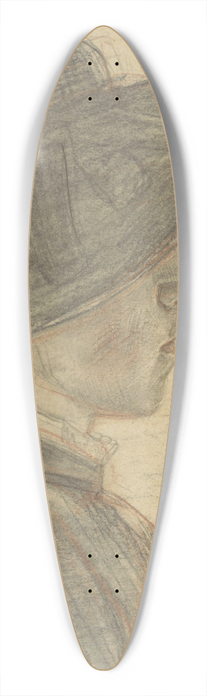 Jan Veth - Portret van mejuffrouw A.C.E. Veth, zuster van de tekenaar 39.3 inch art pintail longboard deck
