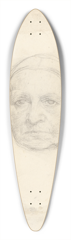 Jan Veth - Portret van mevrouw Anna Cornelia Veth-Giltay. 39.3 inch art pintail longboard deck