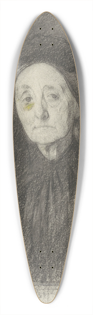 Jan Veth - Portret van mevrouw J.H. Giltay-Moll 39.3 inch art pintail longboard deck