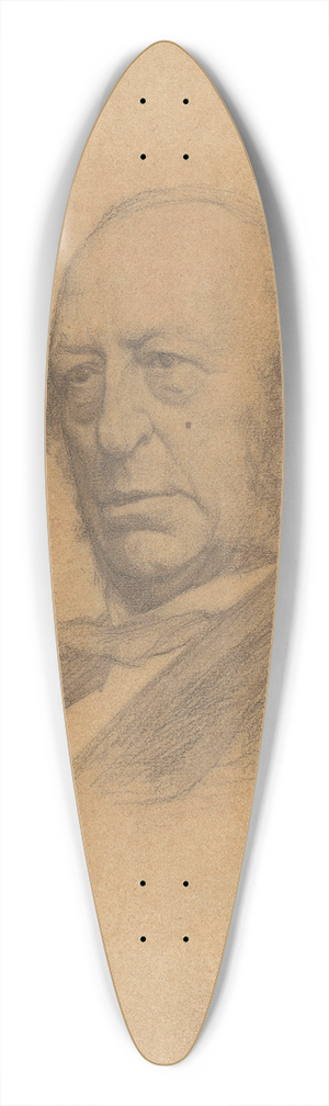Jan Veth - Portret van prof. dr. Jan van Geuns 39.3 inch art pintail longboard deck Jan Veth - Portret van prof. dr. Jan van Geuns 39.3 inch art pintail longboard deck