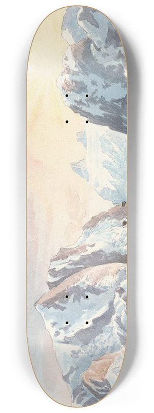 Charles Hamilton Smith - Schmecrenburgh on South Harbour, Spitzbergen 8.25 inch art skate deck Charles Hamilton Smith - Schmecrenburgh on South Harbour, Spitzbergen 8.25 inch art skate deck