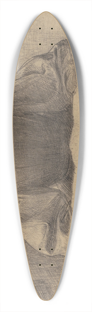 Jan Veth - Vrouw met een boerenmuts gezeten aan een tafel bij een raam 39.3 inch art pintail longboard deck