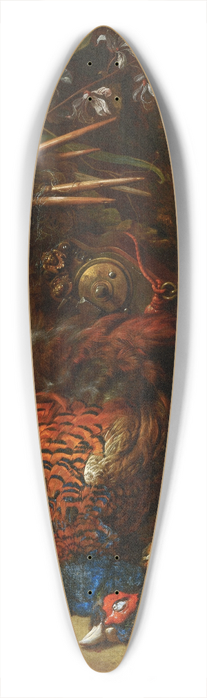 Jan Weenix - Hunting Still Life 39.3 inch art pintail longboard deck