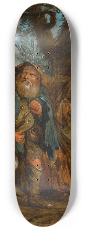 Adriaen Pietersz. Van De Venne - A Beggars Couple 8.25 inch art skate deck