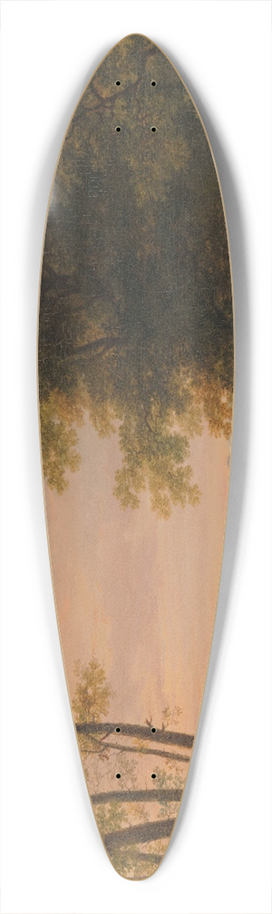 Jan Willem Pieneman - Arcadian Landscape 39.3 inch art pintail longboard deck