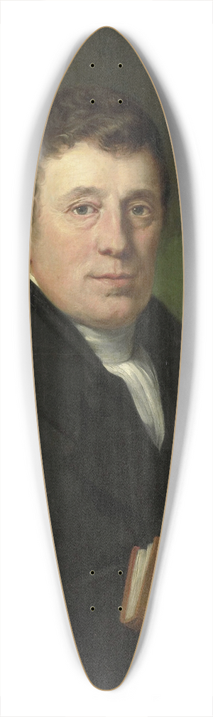 Jan Willem Pieneman - Hendrik Harmen Klijn (1773-1856). Dichter 39.3 inch art pintail longboard deck