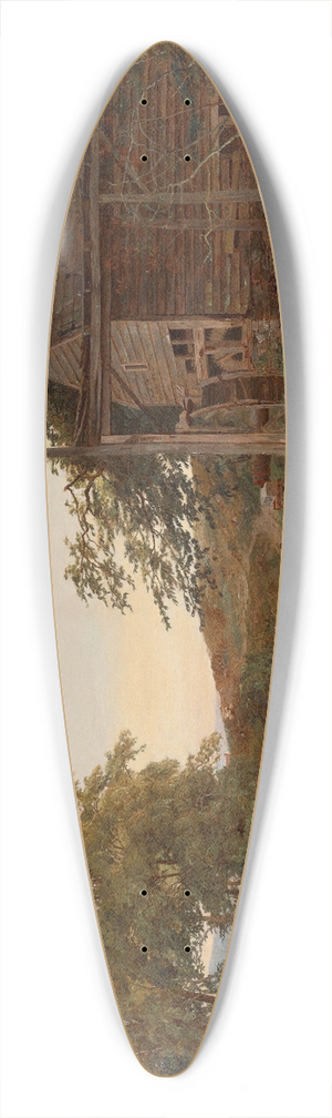 Jasper Francis Cropsey - TheWatermill 39.3 inch art pintail longboard deck
