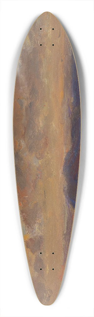 Jasper Francis Cropsey - Untitled 39.3 inch art pintail longboard deck