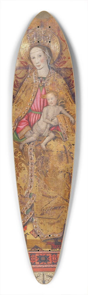 Jaume Huguet - Virgin and Saints 39.3 inch art pintail longboard deck Jaume Huguet - Virgin and Saints 39.3 inch art pintail longboard deck