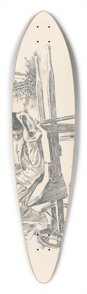 J. Campbel Phillips - Stolen sweets. 39.3 inch art pintail longboard deck