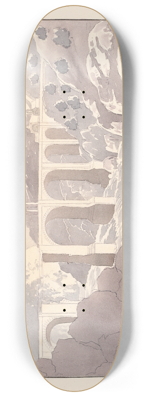 Charles Hamilton Smith - Trajans Bridge at Alcantara 8.25 inch art skate deck Charles Hamilton Smith - Trajans Bridge at Alcantara 8.25 inch art skate deck