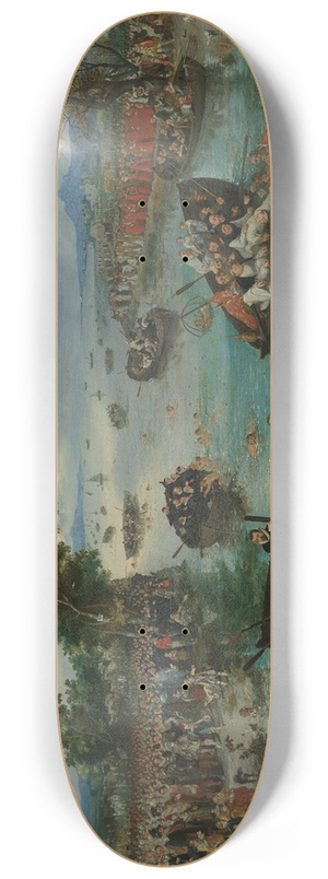 Adriaen Pietersz. Van De Venne - Fishing for Souls 8.25 inch art skate deck