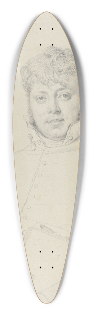 Jean Auguste Dominique Ingres - Auguste-Jean-Marie Gunepin 39.3 inch art pintail longboard deck