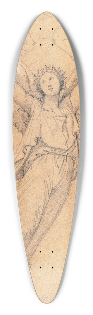 Jean Auguste Dominique Ingres - Etude pour Lapothose de Napolon Ier 39.3 inch art pintail longboard deck