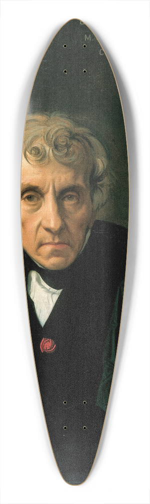 Jean Auguste Dominique Ingres - Luigi Cherubini 39.3 inch art pintail longboard deck