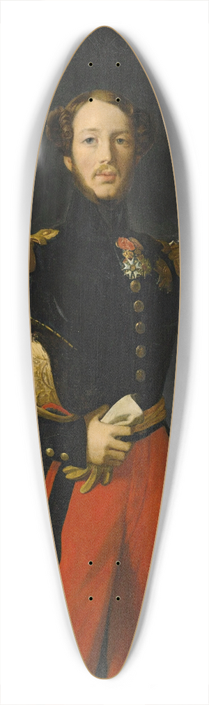 Jean Auguste Dominique Ingres - PortraitOf Prince Ferdinand-Philippe, Duc Dorlans, Before The Chteau De Saint-Clouds Garden 39.3 inch art pintail longboard deck