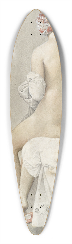 Jean Auguste Dominique Ingres - The Bather 39.3 inch art pintail longboard deck