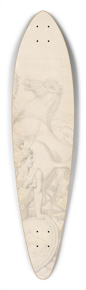 Jean Auguste Dominique Ingres - Venus Hurt by Diomedes 39.3 inch art pintail longboard deck
