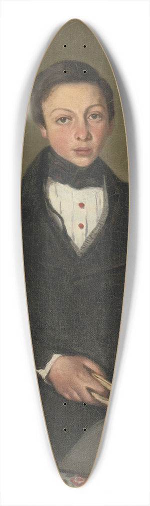 Jean-Baptiste-Camille Corot - Camille Sennegon, artists nephew 39.3 inch art pintail longboard deck
